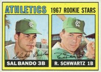 1967 Topps #33 Athletics 1967 Rookie Stars Baseball Card