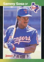 1989 Donruss Baseball's Best #324 Sammy Sosa Baseball Card