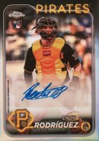 2024 Topps Chrome Update Chrome Baseball Update Series Autographs #ACER Endy Rodriguez Refractor Baseball Card