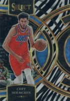 2023 Panini Select #160 Chet Holmgren Zebra Basketball Card