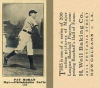 1916 Weil Baking Co. #125 Pat Moran Baseball Card