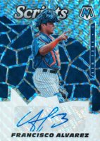 2021 Panini Mosaic Scripts #SCR-FA Francisco Alvarez Baseball Card
