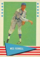 1961 Fleer #26 Wes Ferrell Baseball Card