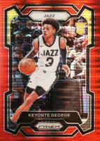 2023 Panini Prizm #127 Keyonte George Red Seismic Basketball Card