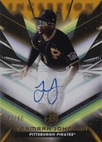 2023 Bowman Inception Autographs #BPATJ Termarr Johnson Gold Foil Baseball Card