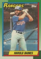 1990 Topps Tiffany #345 Harold Baines Baseball Card