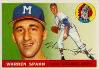 1955 Topps #31 Warren Spahn Baseball Card