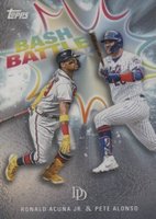 2023 Topps Dynamic Duals Bash Battle #BB3 Pete Alonso/Ronald Acuna Jr. Baseball Card