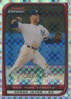 2008 Bowman Chrome #181 Derek Jeter Xfractor Baseball Card