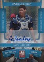 2010 Donruss Elite Extra Edition Franchise Futures Signatures #34 Gary Sanchez Baseball Card