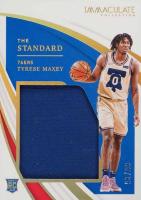2020 Panini Immaculate Collection the Standard Memorabilia #STTMX Tyrese Maxey Basketball Card