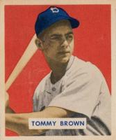 1949 Bowman #178 Tommy Brown Baseball Card