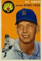1954 Topps #238 Al Aber Baseball Card