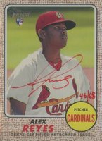 2017 Topps Heritage Real One Autographs #ARE Alex Reyes Red Ink Baseball Card