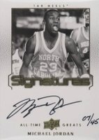2013 Upper Deck All-Time Greats Signatures #MJ10 Michael Jordan Basketball Card