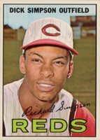 1967 Topps #6 Dick Simpson Baseball Card