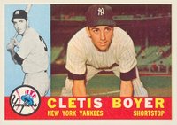 1960 Topps #109 Cletis Boyer Baseball Card