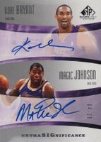 2004 SP Game Used Edition Extra Significance #BJ Kobe Bryant/Magic Johnson Basketball Card
