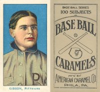 1910 American Caramel Pirates # George Gibson Baseball Card