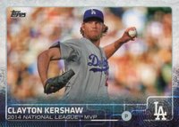 2015 Topps #545 Clayton Kershaw Baseball Card