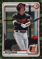 2020 Bowman Paper Prospects #BP50 Adley Rutschman Camo Baseball Card