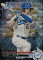 2017 Bowman Chrome Mini #BCP149 Cody Bellinger Bowman Prospects-Black Shimmer Refractor Baseball Card