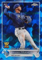 2022 Topps Chrome Update Sapphire Edition #42 Wander Franco Baseball Card