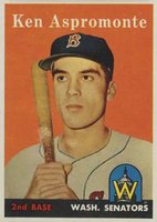 1958 Topps #405 Ken Aspromonte Baseball Card