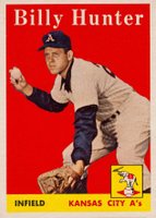 1958 Topps #98 Billy Hunter White Name Baseball Card