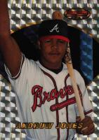 1996 Bowman's Best #91 Andruw Jones Atomic Refractor Baseball Card