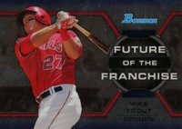 2013 Bowman Draft Picks & Prospects Future of the Franchise Mini #FF-MT Mike Trout Baseball Card