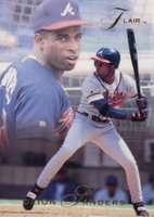 1993 Flair #10 Deion Sanders Baseball Card