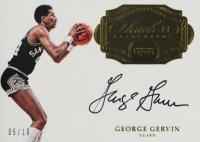 2016 Panini Flawless Autographs #FAGG George Gervin Gold Basketball Card