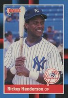 1988 Donruss #277 Rickey Henderson Baseball Card