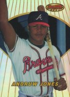 1996 Bowman's Best #91 Andruw Jones Refractor Baseball Card