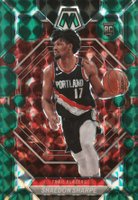 2022 Panini Mosaic #213 Shaedon Sharpe Green Basketball Card