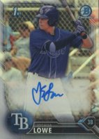 2016 Bowman Draft Chrome Draft Picks Autographs #CDAJL Joshua Lowe Refractor Baseball Card
