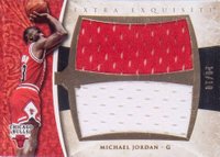 2005 Upper Deck Exquisite Collection Extra Exquisite Dual #EDMJ2 Michael Jordan Basketball Card