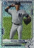 2021 Bowman Mega Box Chrome #BCP85 Anthony Volpe Baseball Card