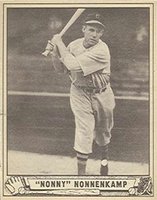 1940 Play Ball #196 Nonny Nonnenkamp Baseball Card