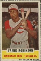 1960 Bazooka Singles #29 Frank Robinson Hand Cut Baseball Card