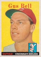 1958 Topps #75 Gus Bell Baseball Card