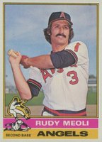 1976 Topps #254 Rudy Meoli Baseball Card