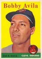 1958 Topps #276 Bobby Avila Baseball Card