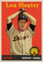 1958 Topps #46y Lou Sleater Yellow Name Baseball Card