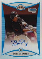 2008 Bowman Chrome Draft #128 Buster Posey Autograph-Refractor Baseball Card