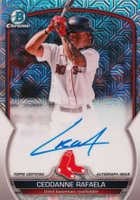 2023 Bowman Chrome Mega Box Autographs #CR Ceddanne Rafaela Baseball Card