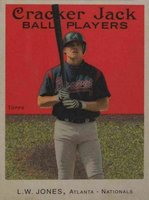 2004 Topps Cracker Jack #84 Chipper Jones Mini Baseball Card