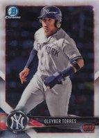 2018 Bowman Chrome Prospects #BCP100 Gleyber Torres Baseball Card