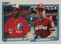 1990 Fleer #653 Deshields/Grimsley Baseball Card